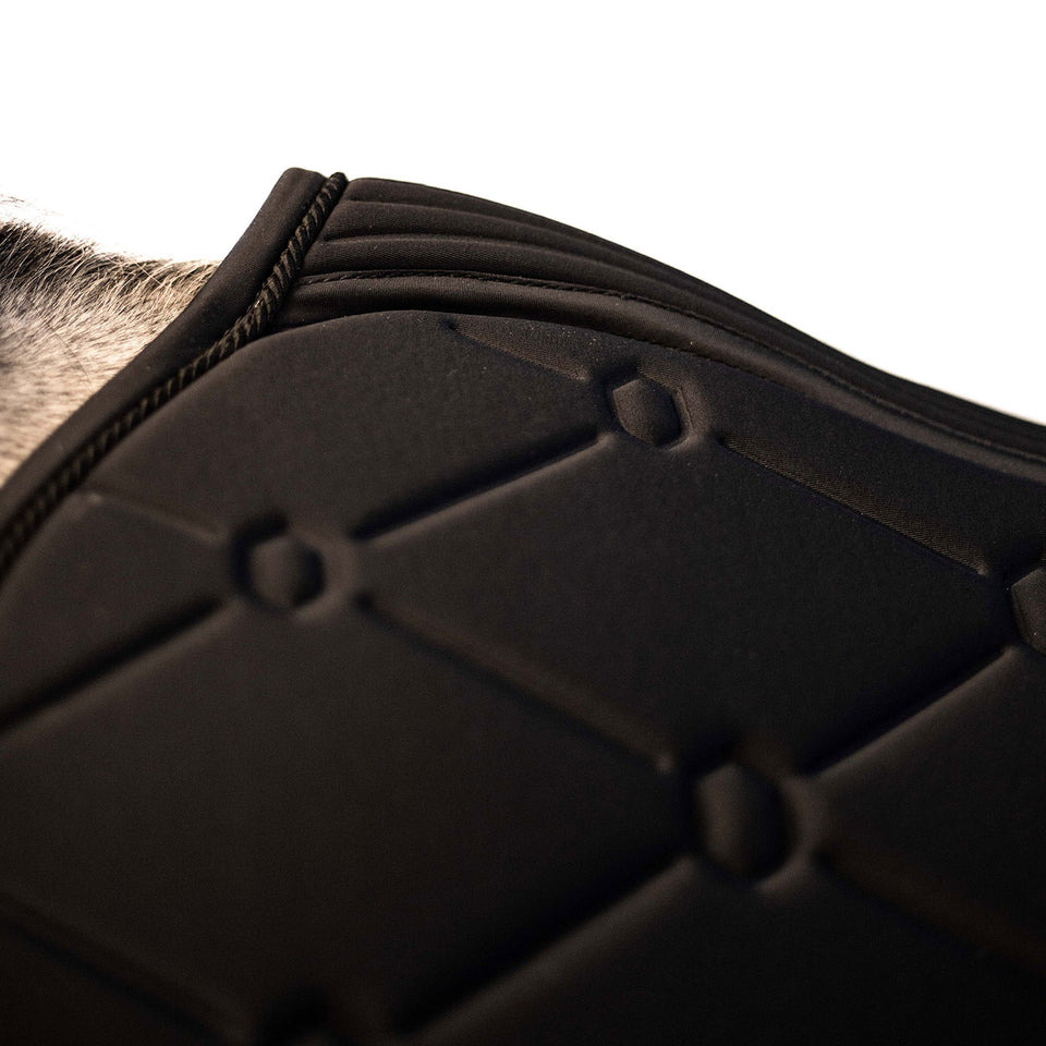 Samshield SpineShield Embroidery Jumping Saddle Cloth - Black
