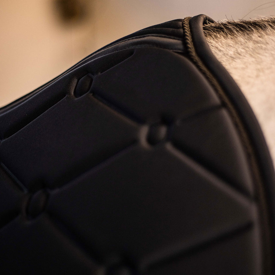 Samshield SpineShield Embroidery Jumping Saddle Cloth - Black