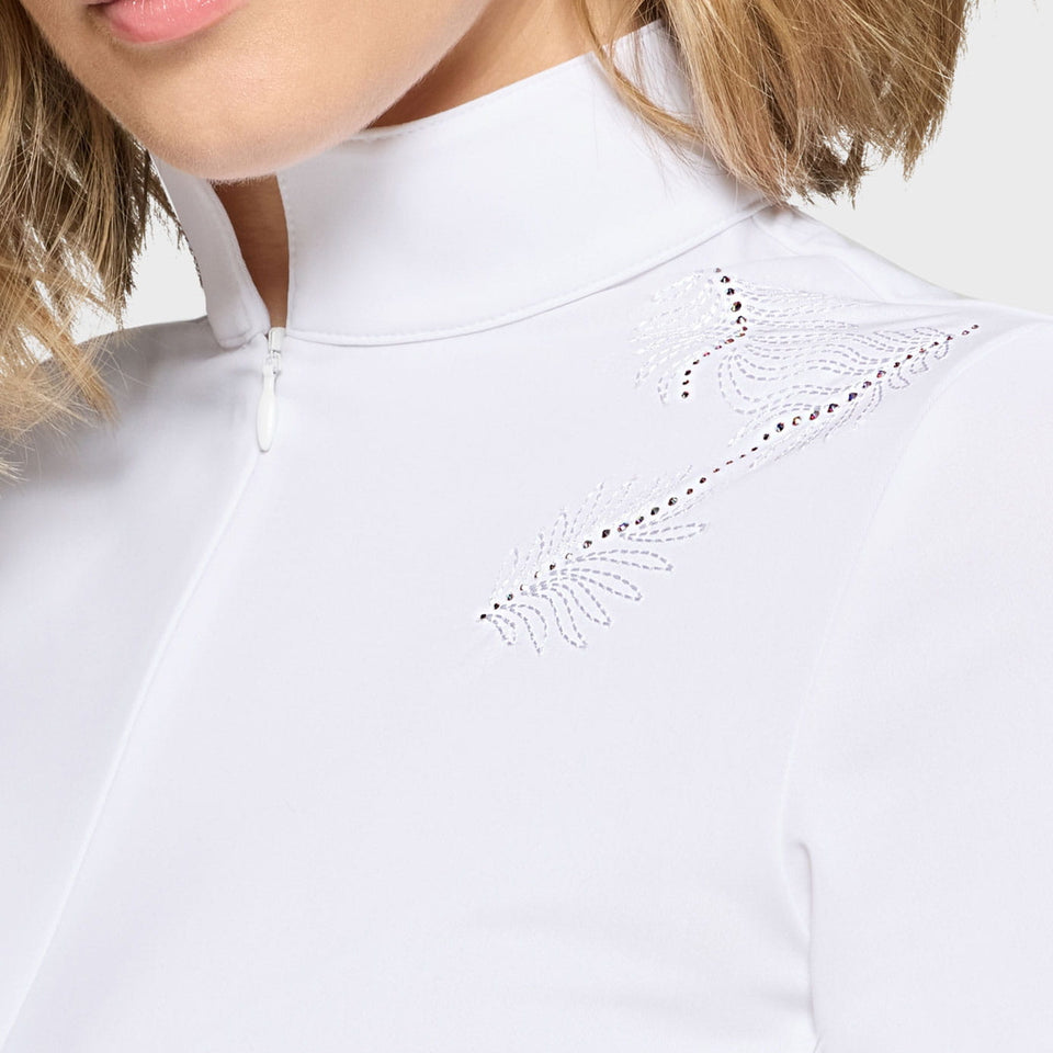 Samshield Lea Crystal Ferna Show Shirt - White