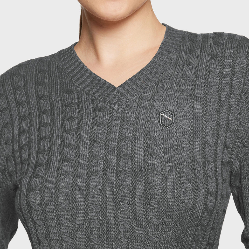 Samshield Lisa Twisted V-Neck Sweater - Ore