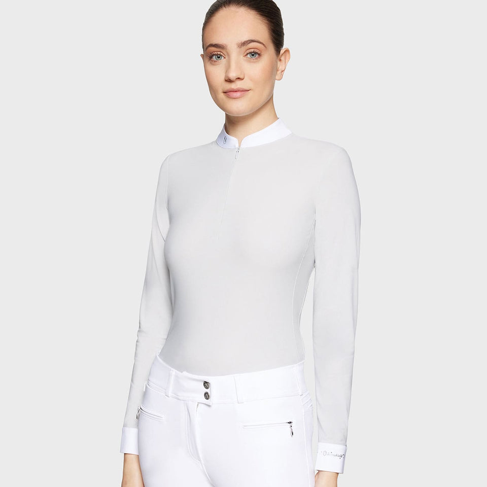 Samshield Louisella Show Shirt - Pearl Grey