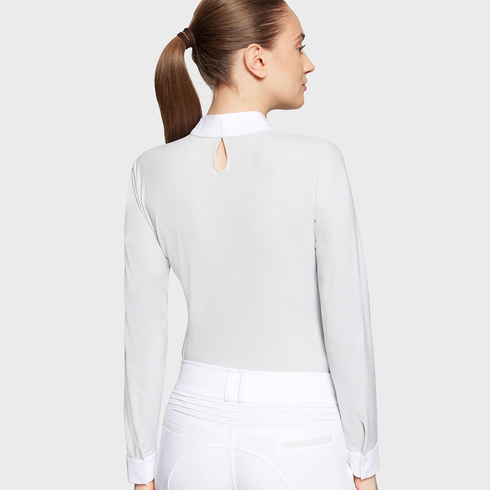 Samshield Louisella Show Shirt - Pearl Grey