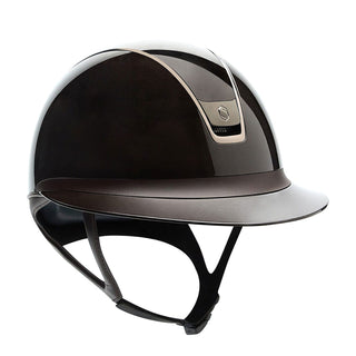 Samshield V2 Miss Shield Shadowglossy Standard Riding Hat - Metallic Brown