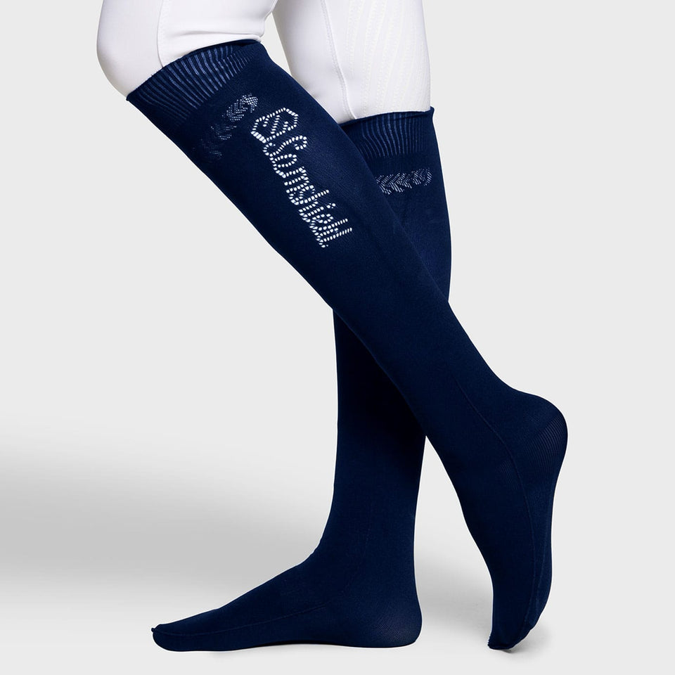 Samshield Balzane Seamless Flower Socks - Navy