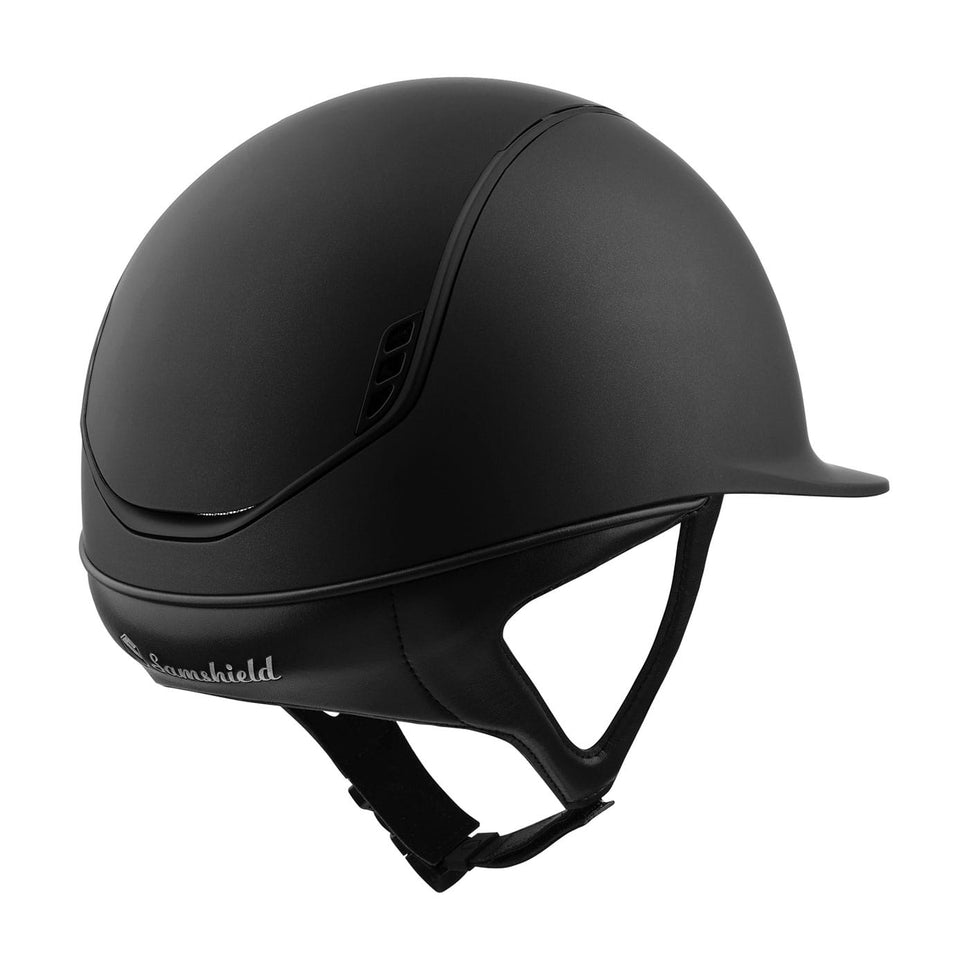 Samshield V2 Dark Line Standard Shadowmatt Riding Hat - Black