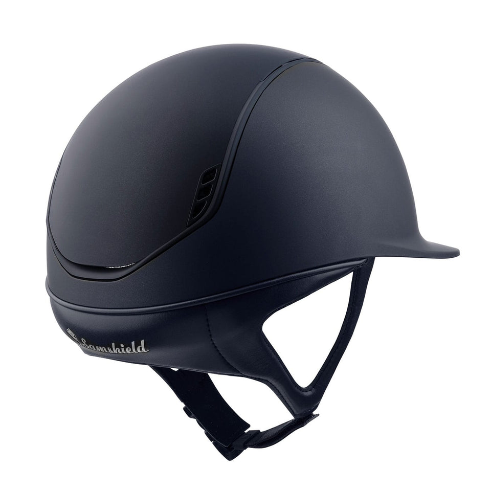 Samshield V2 Dark Line Standard Shadowmatt Riding Hat - Navy