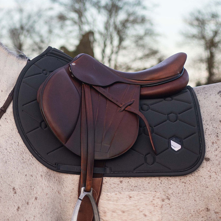 Samshield SpineShield Embroidery Jumping Saddle Cloth - Grey