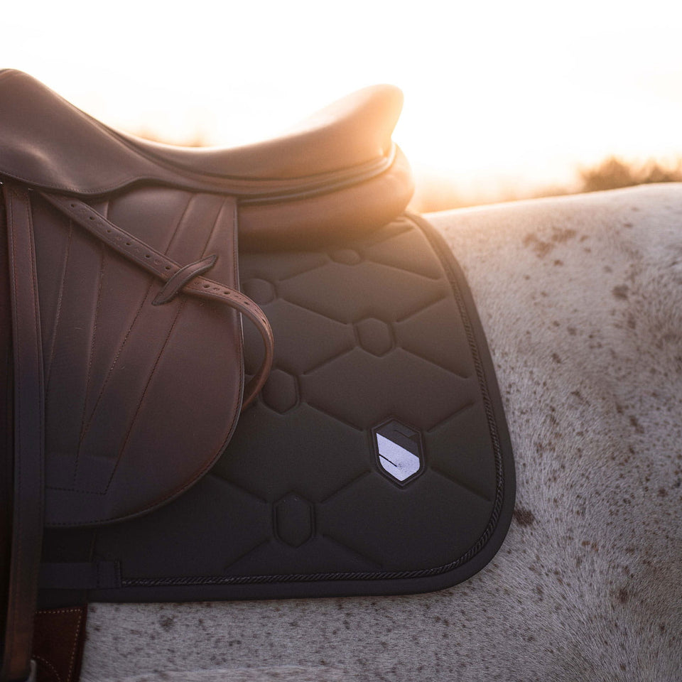 Samshield SpineShield Embroidery Jumping Saddle Cloth - Grey