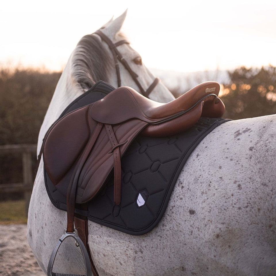 Samshield SpineShield Embroidery Jumping Saddle Cloth - Grey
