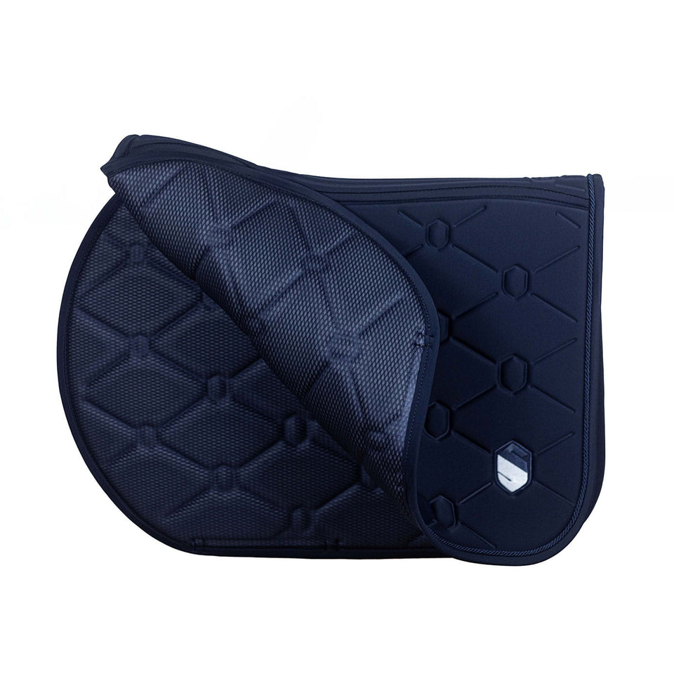 Samshield SpineShield Embroidery Jumping Saddle Cloth - Navy