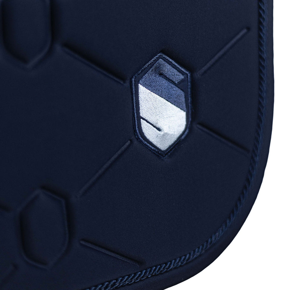 Samshield SpineShield Embroidery Jumping Saddle Cloth - Navy