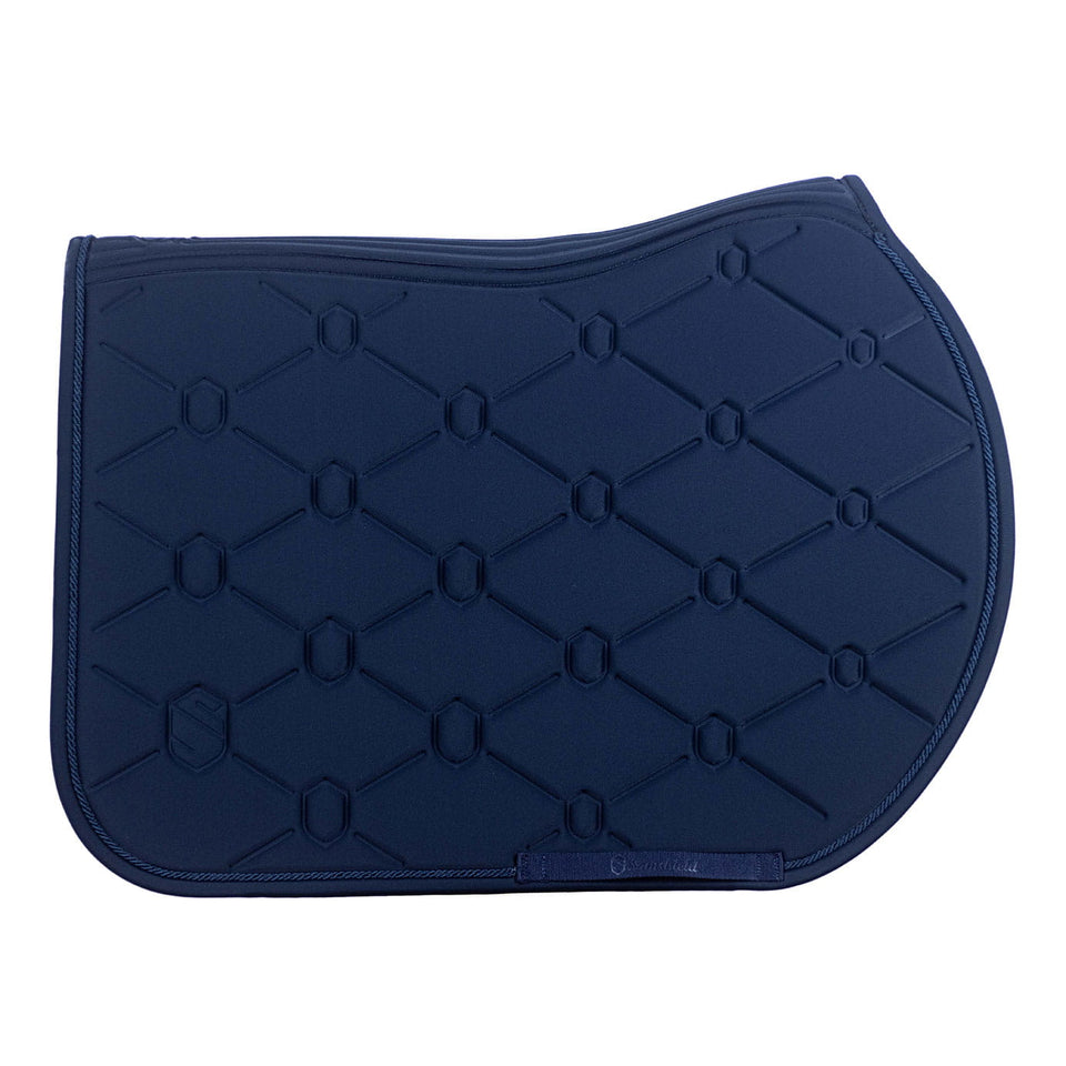 Samshield SpineShield Embroidery Jumping Saddle Cloth - Navy