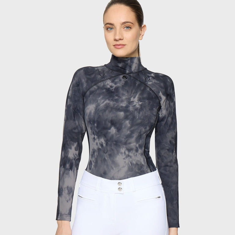 Samshield Sunniva Floral Base Layer - Moonless Night Trouble