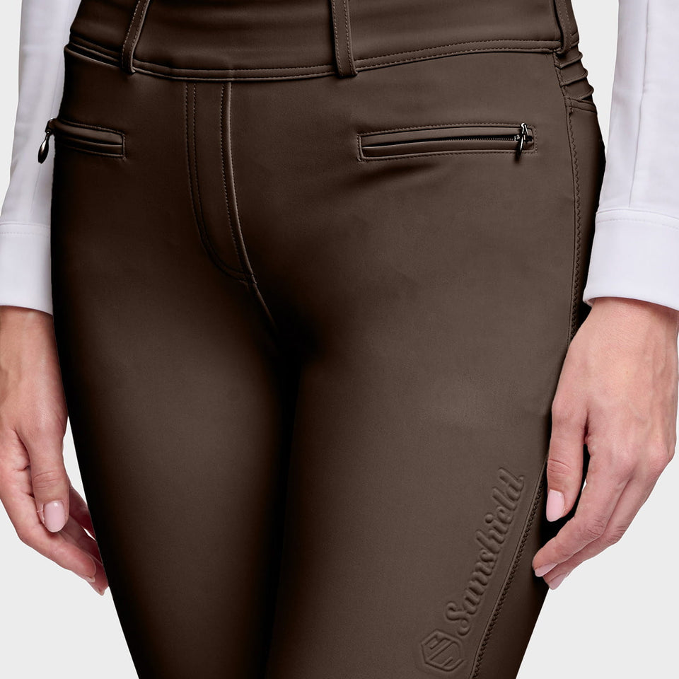 Samshield Chloe Comfort Knee Grip Breeches - Mocha