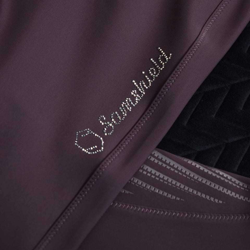 Samshield Adele Crystal Fabric Breeches - Black Cherry