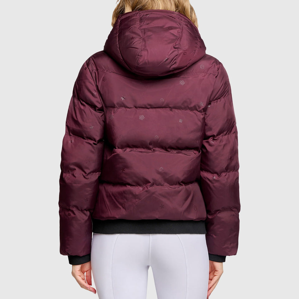 Samshield Billie Emblem Bomber Jacket - Plum