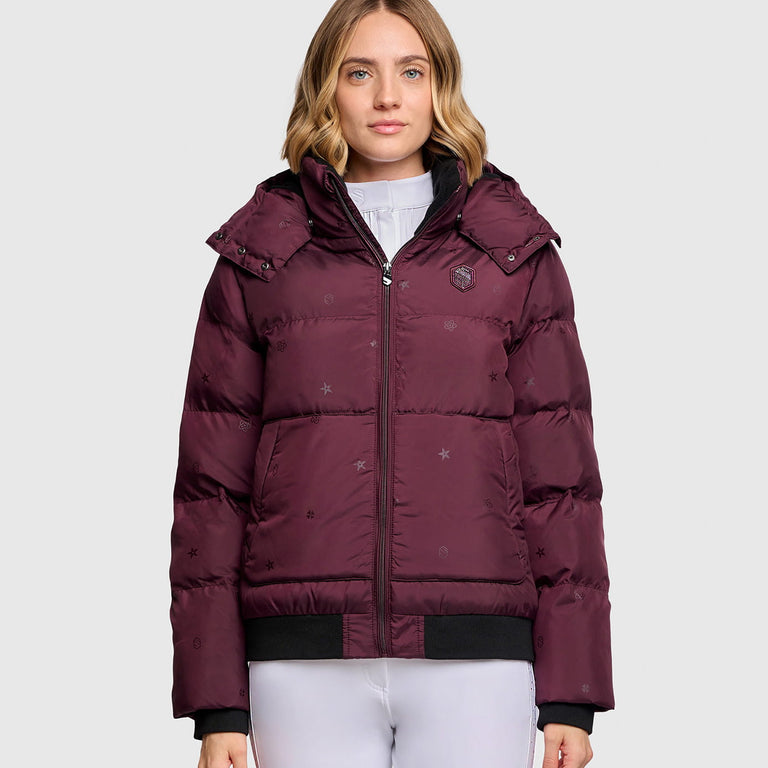 Samshield Billie Emblem Bomber Jacket - Plum