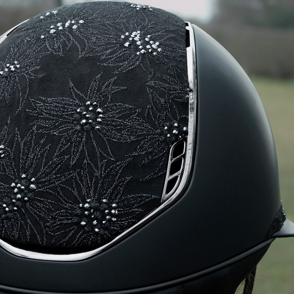 Samshield V2 Miss Shield Black Shadowmatt with Spring Flower Top and Band