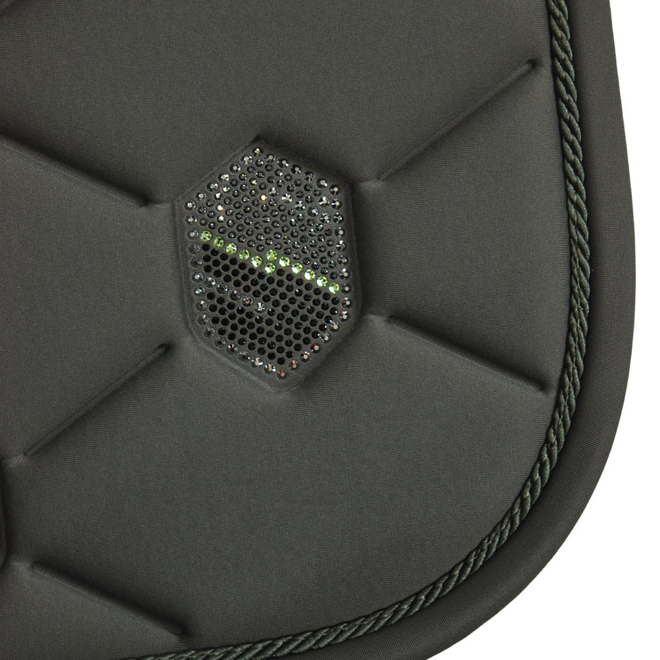 Samshield SpineShield Crystal Dressage Saddle Cloth - Dark Forest