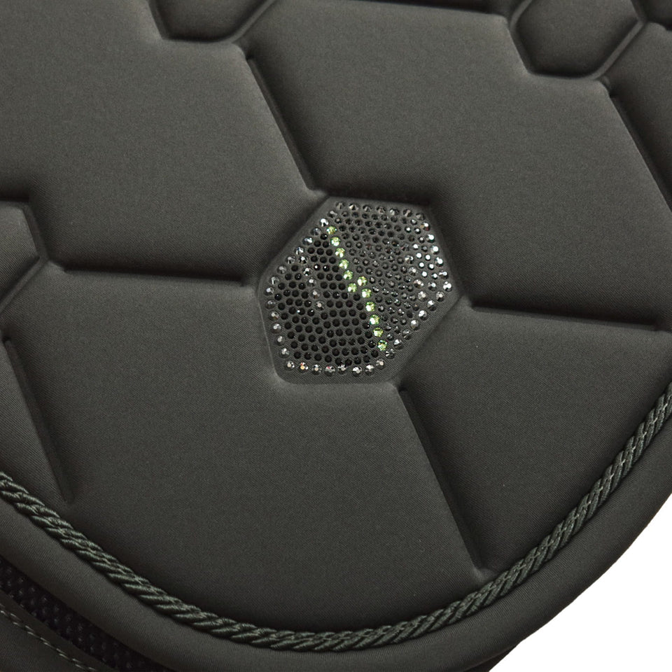 Samshield SpineShield Crystal Jumping Saddle Cloth - Dark Forest