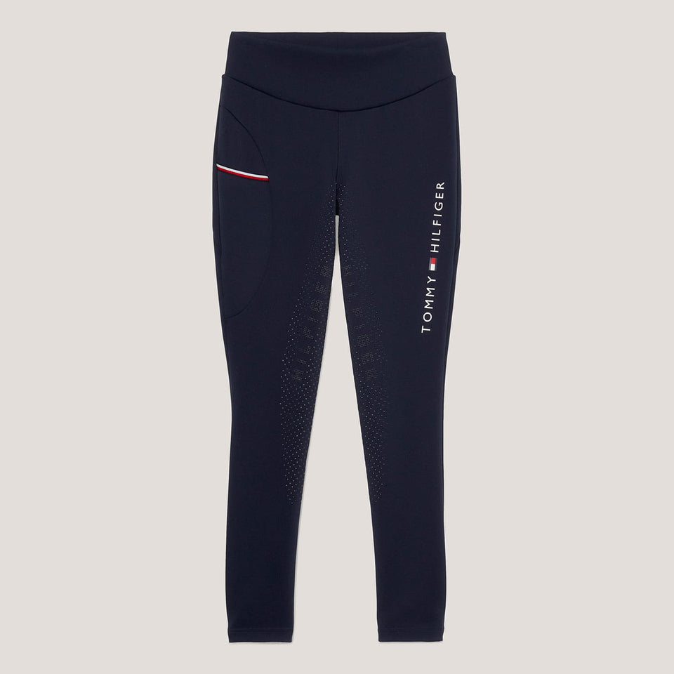 Tommy Hilfiger Elmira Full Grip Riding Leggings - Desert Sky