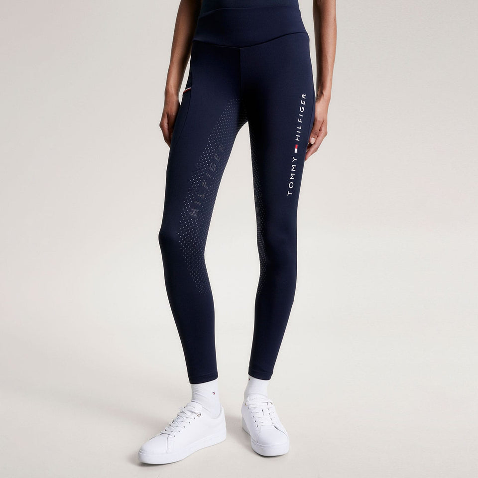 Tommy Hilfiger Elmira Full Grip Riding Leggings - Desert Sky