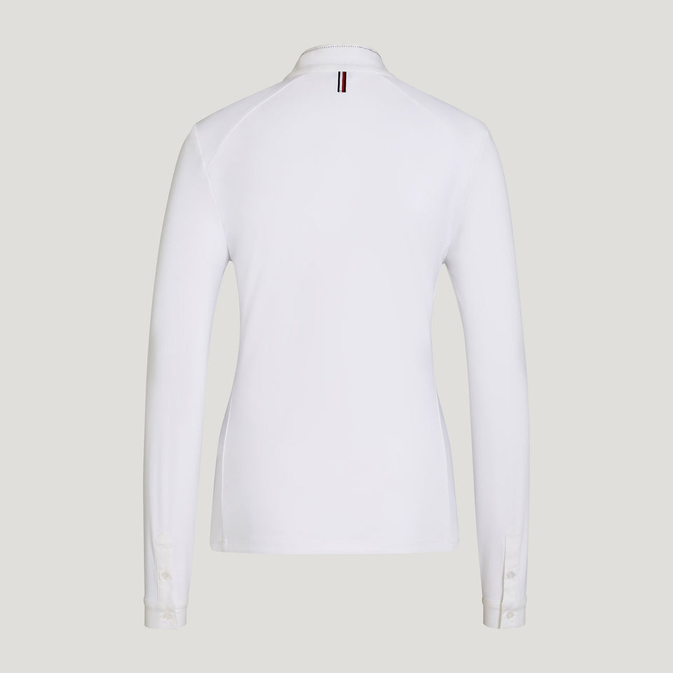 Tommy Hilfiger Taylor Rhinestone Show Shirt - Optic White