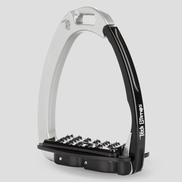 Tech Stirrups Venice Evo Flat Stirrups - Black/Silver