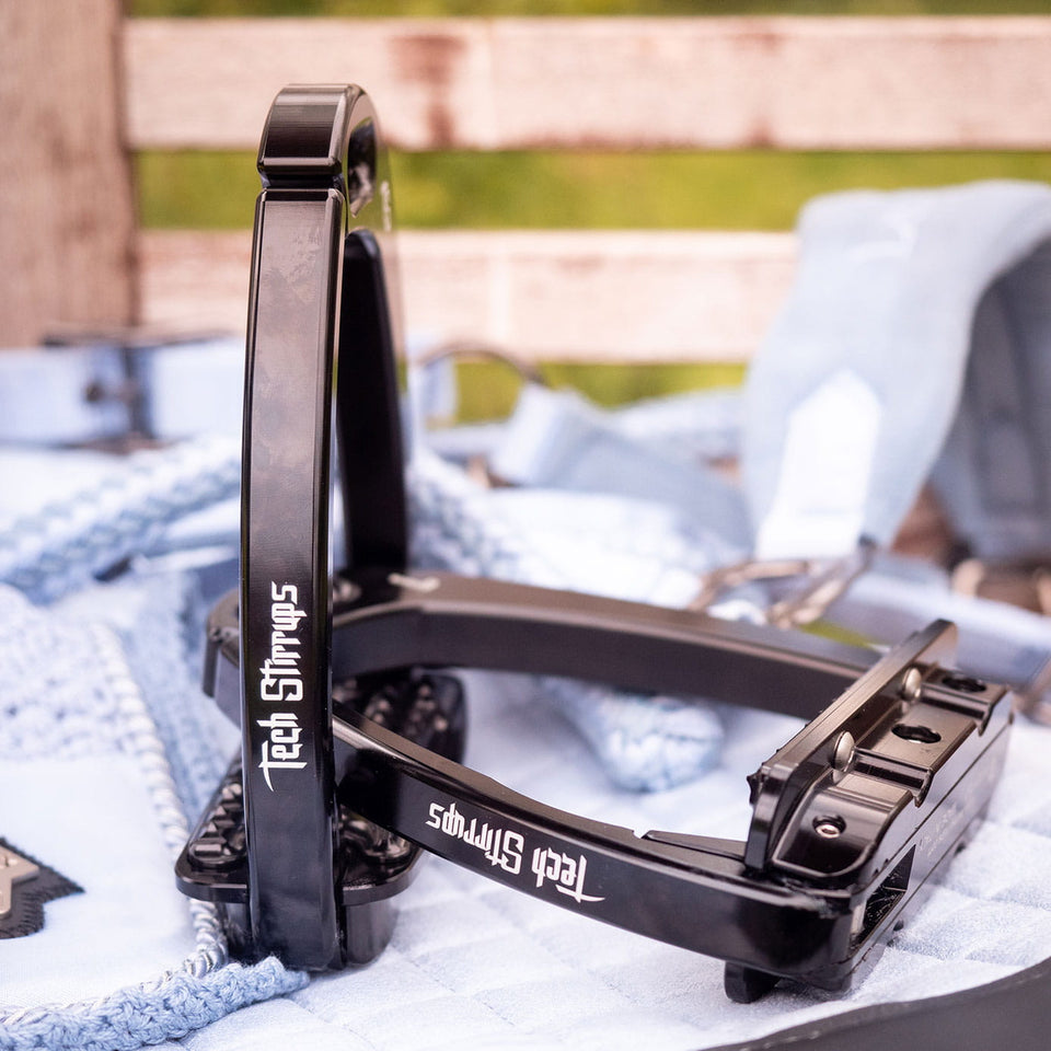 Tech Stirrups Venice Children Stirrups - Black/Black