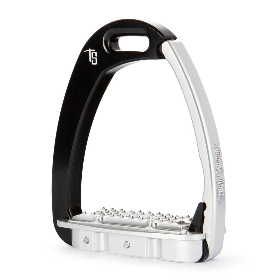 Tech Stirrups Venice Children Stirrups - Black/Silver