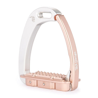 Tech Stirrups Venice Children Stirrups - Silver/Rose Gold