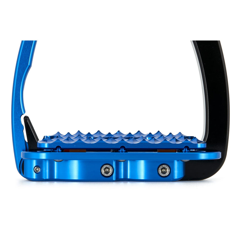 Tech Stirrups Venice Plus Evo Stirrups - Black/Blue