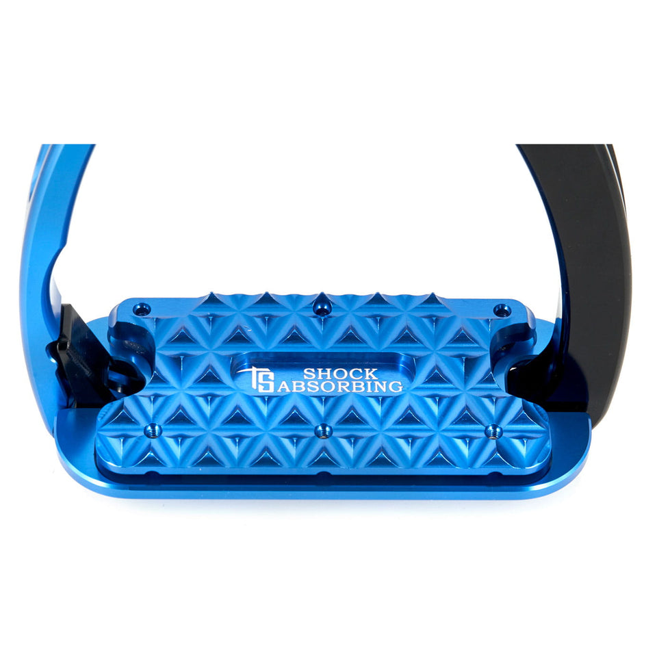 Tech Stirrups Venice Plus Evo Stirrups - Black/Blue