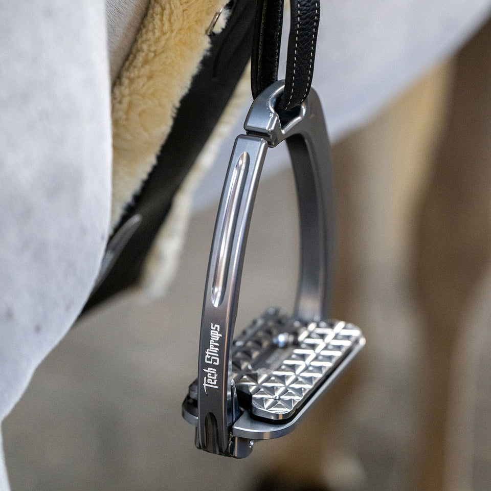 Tech Stirrups Venice Plus Evo Stirrups - Titanium