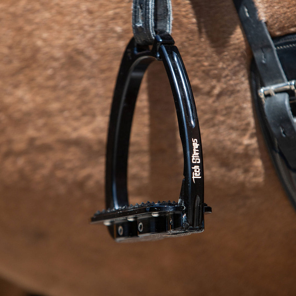 Tech Stirrups Venice Evo Sloped Stirrups - Black/Black