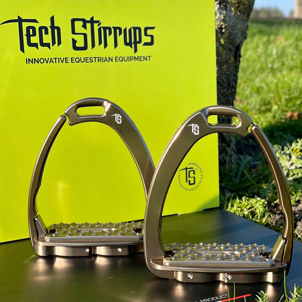 Tech Stirrups Venice Evo Sloped Stirrups - Bronze