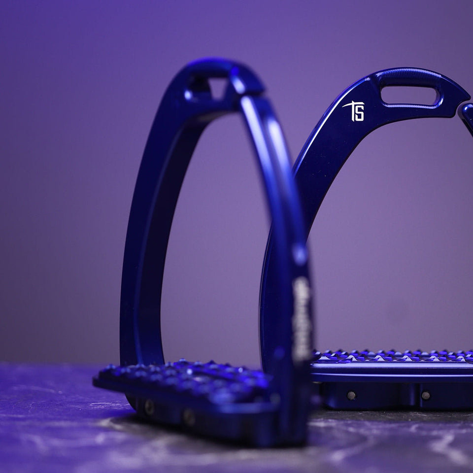 Tech Stirrups Venice Evo Sloped Stirrups - Midnight Blue