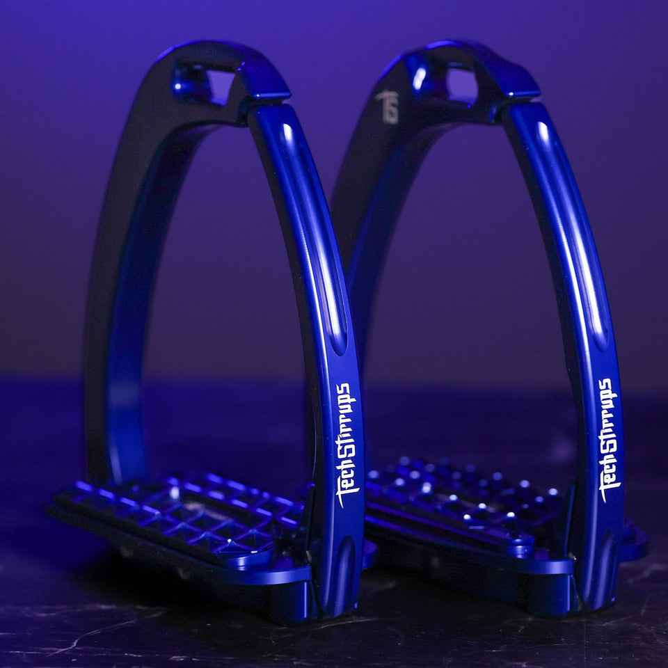 Tech Stirrups Venice Evo Sloped Stirrups - Midnight Blue
