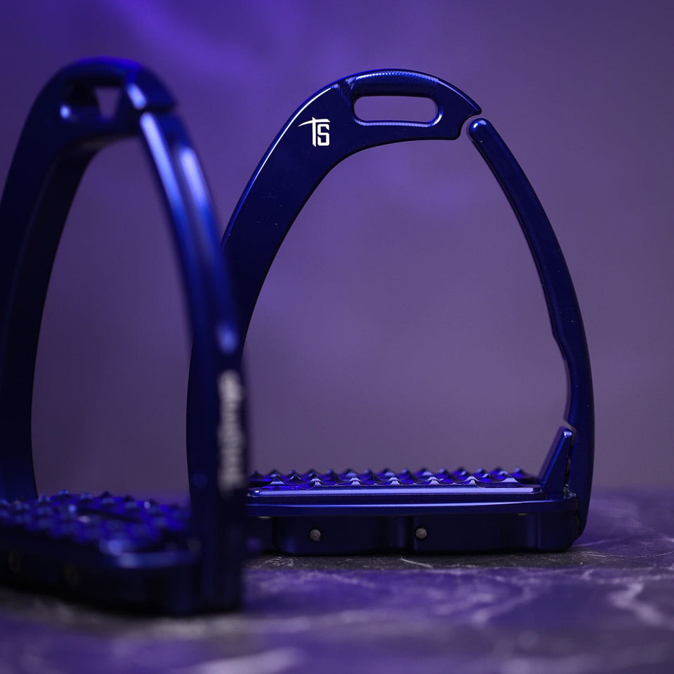 Tech Stirrups Venice Evo Sloped Stirrups - Midnight Blue