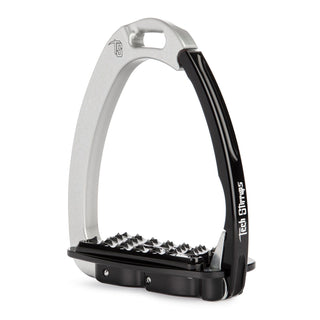 Tech Stirrups Venice Evo Sloped Stirrups - Silver/Black