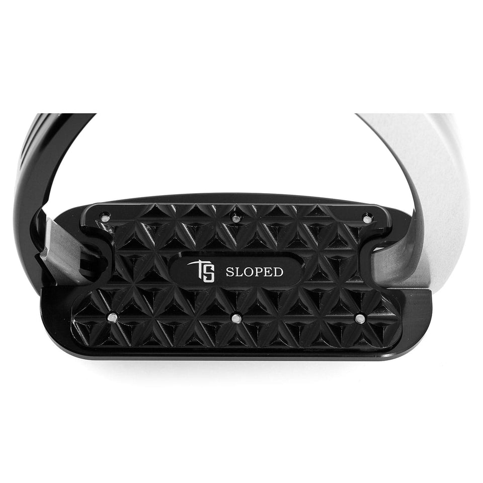 Tech Stirrups Venice Evo Sloped Stirrups - Silver/Black