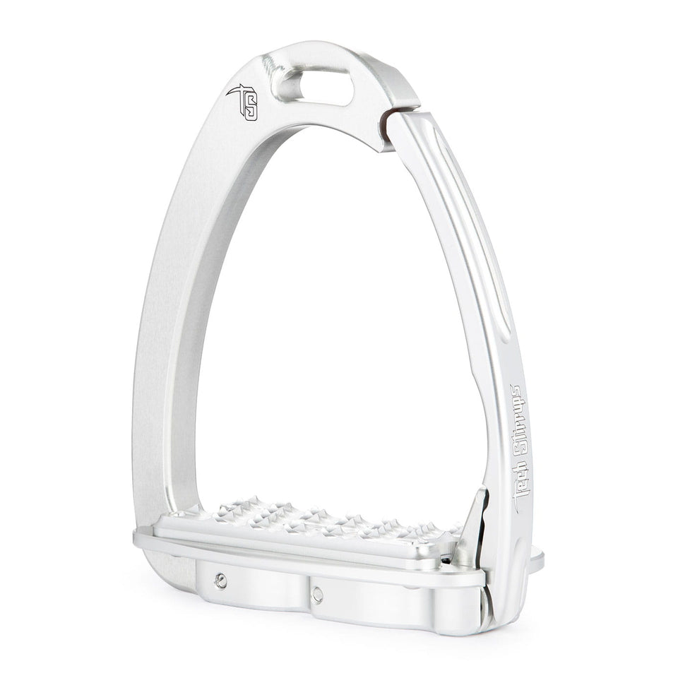 Tech Stirrups Venice Evo Sloped Stirrups - Silver/Silver
