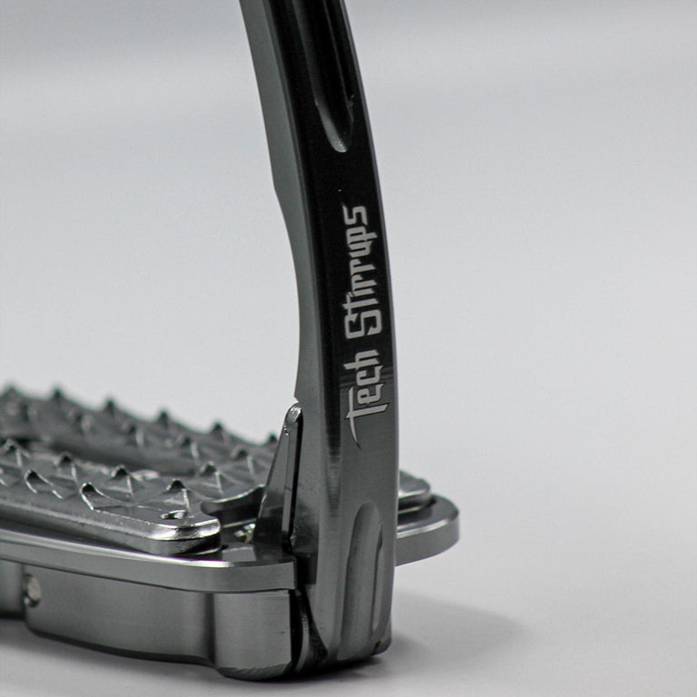 Tech Stirrups Venice Evo Sloped Stirrups - Titanium