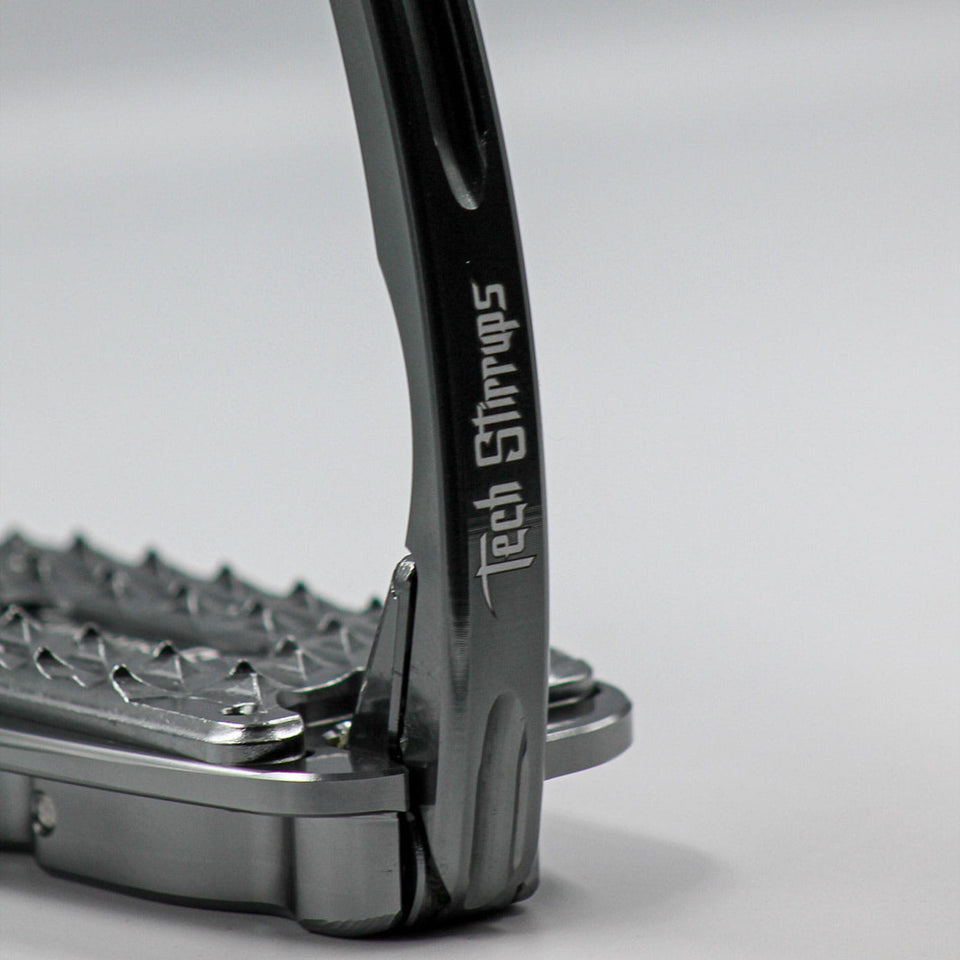 Tech Stirrups Venice Evo Sloped Stirrups - Titanium