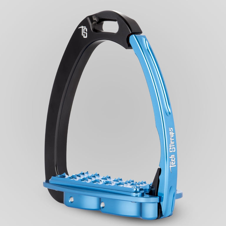 Tech Stirrups Venice Evo Flat Stirrups - Blue/Black