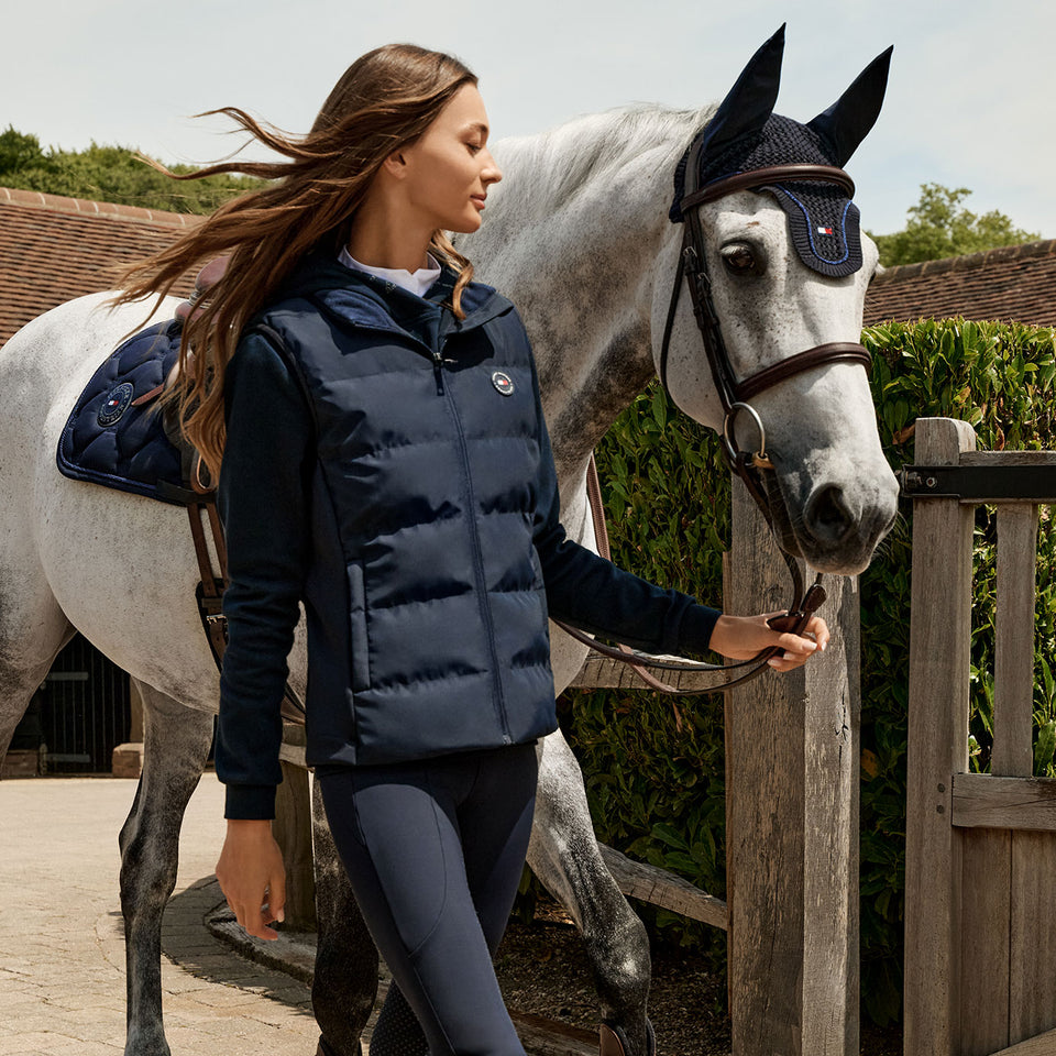 Tommy Hilfiger Aurora Quilted Gilet - Desert Sky