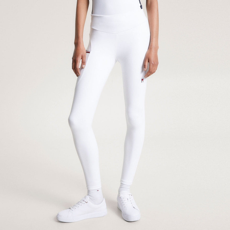 Tommy Hilfiger Elmira Full Grip Riding Leggings - White