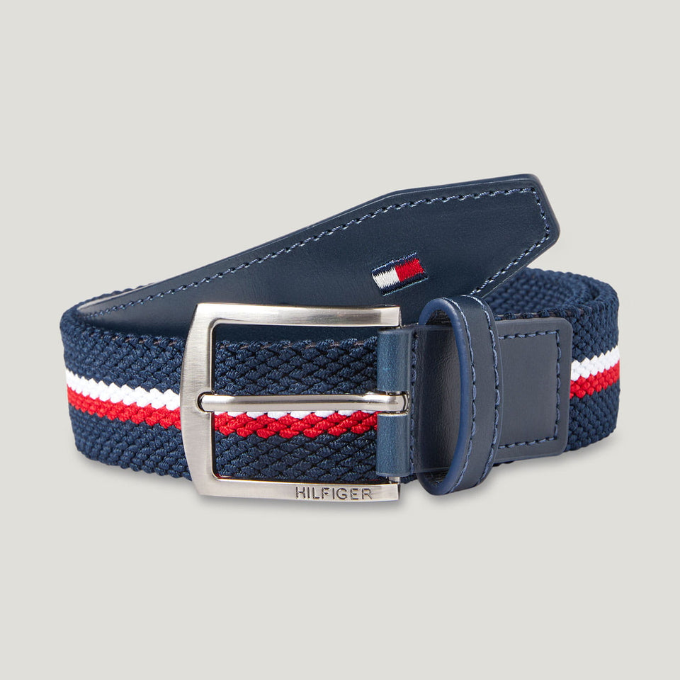 Tommy Hilfiger Anchor Elastic Belt - Desert Sky