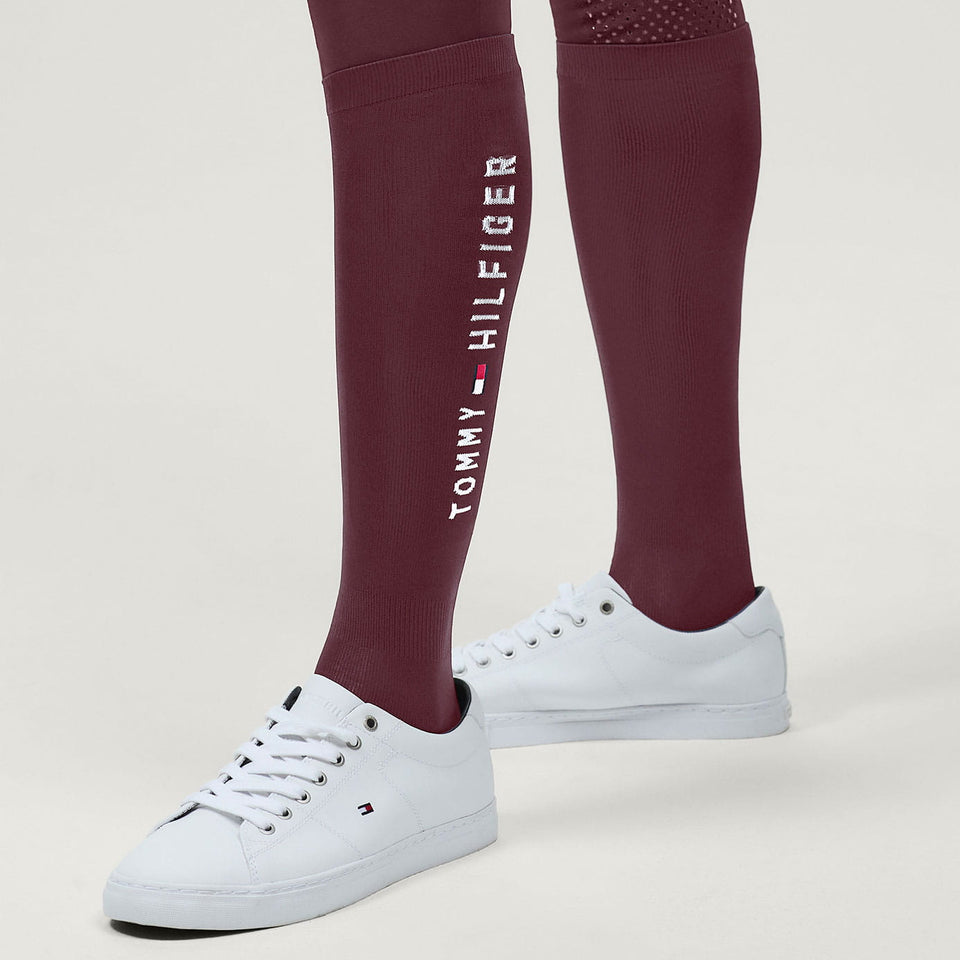Tommy Hilfiger Clifton Riding Socks - Deep Burgundy