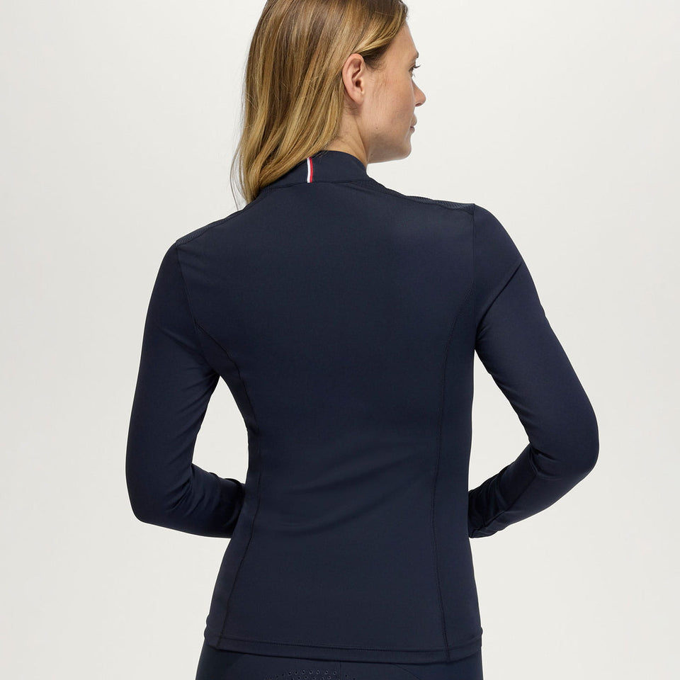 Tommy Hilfiger Echo 1/4 Zip Base Layer - Desert Sky